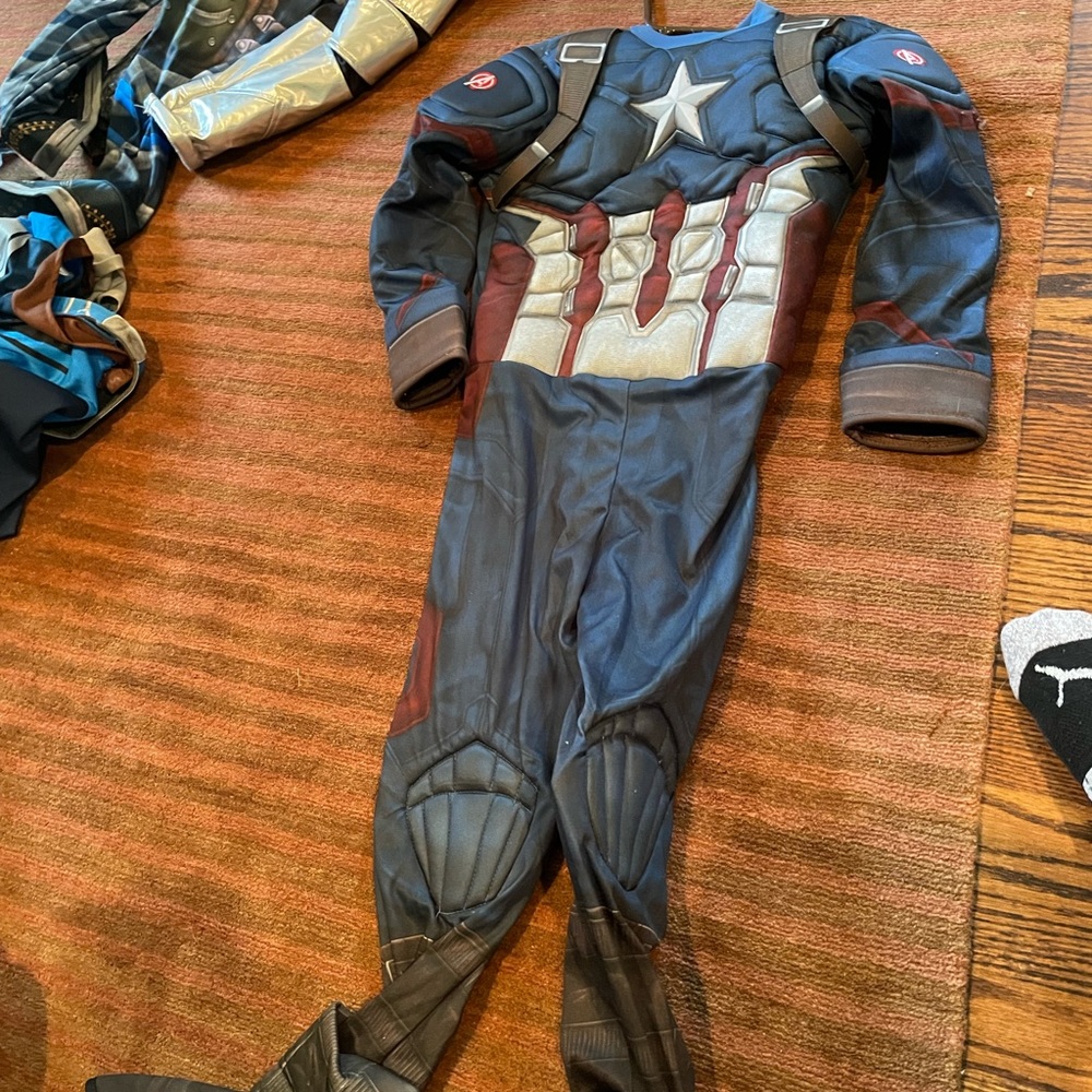 Captain america Halloween costume, mask not included